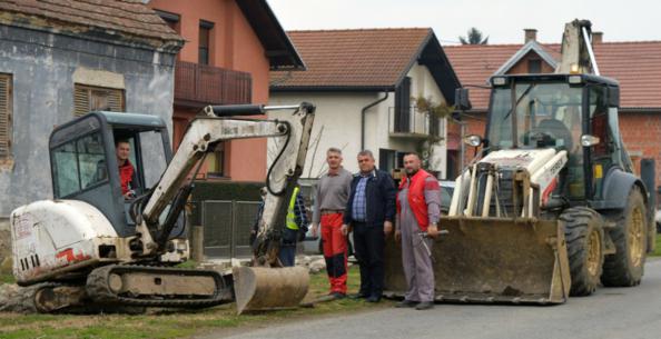 Nakon 40-ak godina vrši se sanacija pješačkog nogostupa u ulici Kralja Tomislava