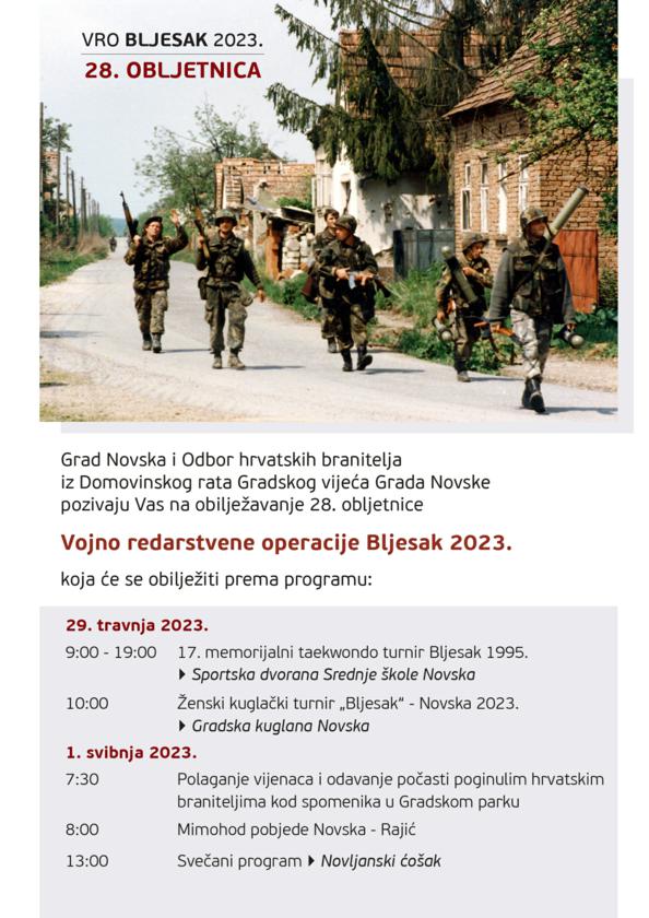 28. obljetnica VRO Bljesak - program