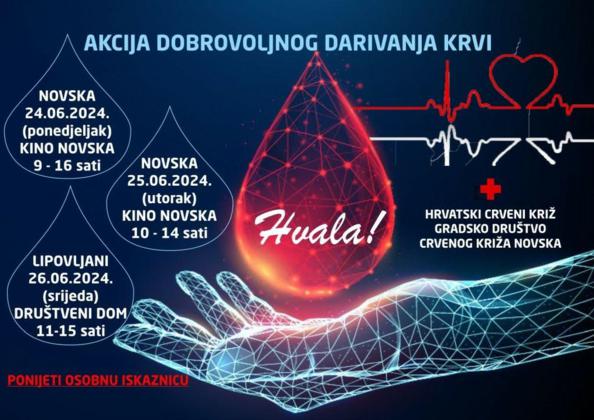 AKCIJA DOBROVOLJNOG DARIVANJA KRVI