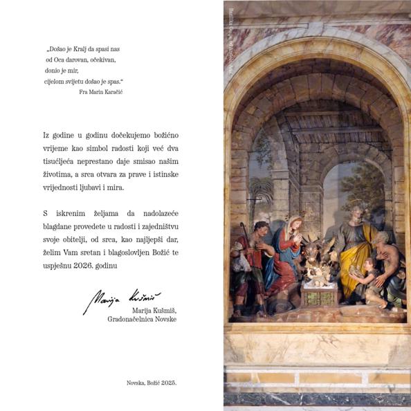 Božićna čestitka gradonačelnice