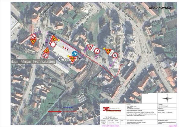 Obavijest o privremenoj regulaciji prometa u Crkvenoj ulici
