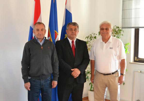 Predstavnici tvrtke Podobnik d.o.o. na prijemu kod Gradonačelnika